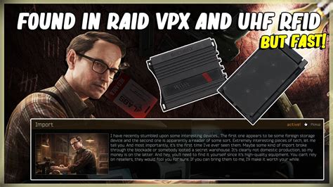 rfid fixed readers tarkov|vpx flash storage Tarkov.